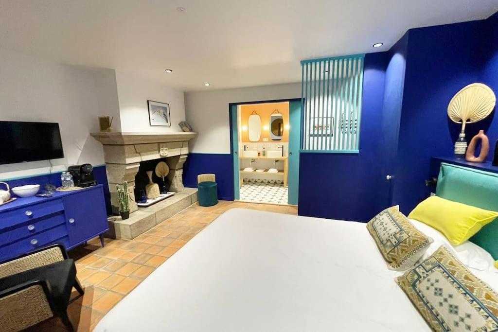 Chambre Majorelle - Rdc - Plage 50M - Rue Gratuite Saint-Malo Buitenkant foto