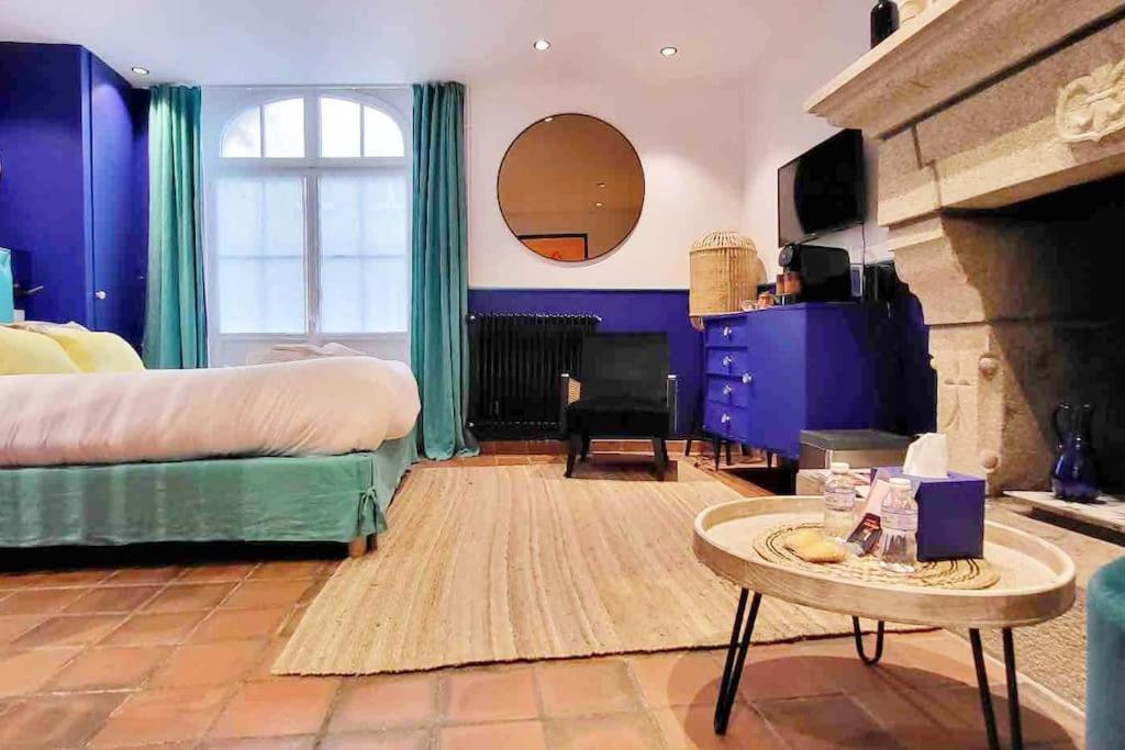 Chambre Majorelle - Rdc - Plage 50M - Rue Gratuite Saint-Malo Buitenkant foto